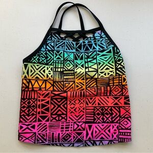 Art Class Bikini Top size Small Multicolor